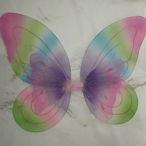 Pastel Butterfly Wings Large Halloween Costume Fun Cosplay Dress Up Dance Play